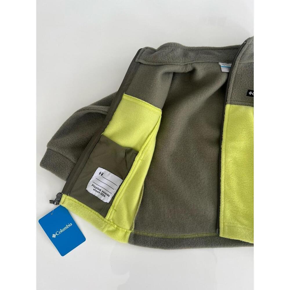 Columbia Baby Boy Steens Mtn Color Block Fleece Jacket Size 3T NEW - Picture 2 of 4